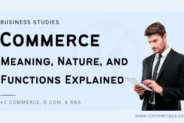 meaning, nature, and functions of commerce